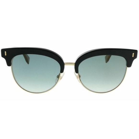 Fendi Cat Eye Style Green/Silver Mirrored Lens